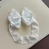 Diadema de encaje para bebé tocado de bebé diadema para niña accesorios para el pelo de princesa lazo