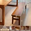 Escritorio de Madera Maciza Seleccionada para Sala de Estar, Mesa para Leer y Estudiar, Escritorio Doble para Uso Doméstico, Mesa Multifuncional, Estación de Trabajo