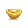 Colar com Pingente de Ouro Puro 999 Shenzhen Shuibei Ouro Duro 3D Indústria da Beleza Dia dos Namorados Joias de Ouro Presente Prático