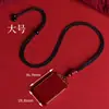 Colección de Collares Colgantes de Cinabrio Mineral Crudo Natural de Fábrica Fuente, Arena Dorada Púrpura, Arena Roja Imperial, Collares Colgantes del Año Zodiacal al por Mayor