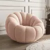 Sofá nórdico perezoso, popular silla de calabaza individual de tatami, sofá pequeño para apartamentos pequeños, dormitorio, balcón, reclinable de ocio