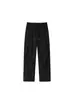 Calças Pleated de Seda de Gelo de Secagem Rápida para Homens, Calças Paracaidistas Largas de Verão Estilo Americano, Calças Longas Casuais de Perna Larga, Roupa Casual Versátil