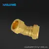Conexiones de tubería de latón Hailiang férula codo de 45 grados conexiones de tubería refrigeración accesorios ingeniería al por mayor