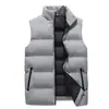 Nueva chaqueta exterior de plumón para otoño e invierno, chaleco chaqueta chaleco para hombre, talla grande de invierno, chaqueta chaleco cálida sin mangas
