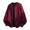 2026 Nuevo Suéter de Punto Trenzado con Cuello Redondo para Hombre Otoño-Invierno Transfronterizo, Moda Juvenil Estilo Coreano Chaqueta Cardigan Casual