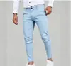 Pantalones de vestir informales de negocios con textura de color sólido para hombre, versión ajustada, para comercio exterior transfronterizo entre Europa y Estados Unidos, nuevos para las cuatro estaciones