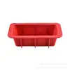 Forma retangular de silicone para pão ferramenta de panificação assadeira ferramenta de panificação DIY fácil de desenformar forma de pão