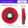 Disco de Desbaste Diamantado Preto Remoção de Ferrugem em Metal Remoção de Tinta Disco de Desbaste Roda de Polimento de Fibra de Nylon Fabricante de Disco de Desbaste Atacado