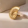 Anillo Abierto Minimalista de Acero Inoxidable con un Diseño Único y Sofisticado, Joyería de Pareja Moderna y Genial