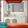 Lavatório Inteligente Personalizado Gabinete de Banheiro de Parede Lavatório Gabinete de Banheiro com Bancada de Ardósia