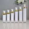 Em Estoque Garrafas Plásticas Espumantes para Pets 100ml 250ml Branco Garrafas Espumantes para Limpeza Facial Tipo Pump Dispensador de Espuma