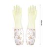 Guantes Largos para Tareas Domésticas para Lavar Platos, Limpieza de Cocina, Lavandería, Cuero Látex Caucho, Impermeables, Duraderos y Resistentes al Desgaste