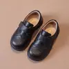 Mocasines para Niños 2026 Primavera Nuevos de Moda Estilo Coreano Retro Británico Zapatos de Cuero para Niños y Niñas