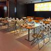 Restaurante Hot Pot Mesa de Aço Inoxidável Buffet Coreano Cadeira Dobrável Cabine de Sofá Duplo Macio Mesa e Cadeiras de Jantar Estilo Industrial