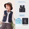 Colete infantil jellybaby roupa de outono para bebê top para criança de 5 anos bordado colete jeans infantil outono 2026