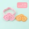 Molde para Galletas de Dibujos Animados Oso Arcoíris Simulación de Tiempo en Familia Herramienta Creativa DIY para Hornear Galletas
