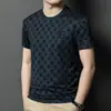 Camisetas de Manga Corta al por Mayor para Hombre Verano 2026 Nuevas Casual Seda de Hielo Modernas Camisetas para Hombres Jóvenes y de Mediana Edad