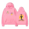 Sudadera Transfronteriza Otoño e Invierno Estampado Cavetown Moderna Holgada Sudadera Hip-Hop High Street Chaqueta con Capucha Casual