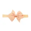 Pacote com 20 Faixa de Cabelo com Laço de Quatro Cantos AliExpress Menina Cor Sólida Faixa Canelada Faixa de Cabelo Bebê Simples Faixa de Cabelo Feminina