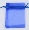 Bolsas de Malla Lisas, Bolsas para Joyería de Flores Secas, Bolsas Transparentes de Organza, Bolsas de Dulces de Color Sólido, Bolsas de Regalo con Cordón, Bolsas de Organza