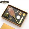 Set de Pluma de Pluma Europea Retro Academia Mágica Pluma de Pluma de Búho Caja de Regalo Pluma de Inmersión Retro Mancha