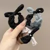 Faixa de Cabelo Estilo Zhao Lusi com Bola para Mulheres 2024 Nova Alta Elasticidade e Durável Rabo de Cavalo Simples Elástico Acessório de Cabeça