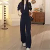 Conjunto de Ropa Estilo Coreano Reductor de Edad 2026 Moda Otoño e Invierno Casual Deportivo Conjunto de Dos Piezas Top y Pantalones de Pierna Ancha