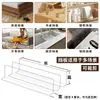 Bafle Debajo de la Cama Anti-gato Transparente Acrílico Divisor Fondo de Sofá PET Bafle a Prueba de Polvo con Forma de L Extensión de Escritorio