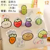 Porta-Recados Vegetal Engraçado Estilo Desenho Animado Ins Aparência Premium Dupla Face Acrílico Clip PP Armazenamento Porta-Papel de Teste para Estudantes