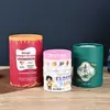 Fábrica de Envases de Papel Personaliza Latas para Té, Envases para Alimentos, Polvo de Raíz de Loto, Bebidas, Aceites Esenciales, Perfumes, Tubos de Papel, Cajas de Empaque con Tapa y Base, y Envases Cilíndricos