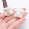 Pingente Fofo de Elefante Flocado 3D Chaveiro Artesanal DIY Pingente para Corrente de Celular Bolsa Acessório de Carro