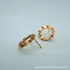 Pendientes de Aro Cruzados Shangmei Panal Diamante Separador Beemylove Diamante Aro Dorado V CNC Sin Decoloración