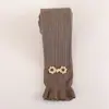 Leggings de capa base finos de otoño para niños al por mayor transfronterizos, oreja de trigo, ropa exterior para bebé, algodón, pantimedias blancas de nueve puntos para niña