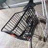 Cesta trasera para bicicleta, cesta para bolsa de estudiante, cesta para bicicleta de montaña, cesta ampliada, cesta de tubo de hierro para coche eléctrico, cesta para estudiante