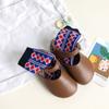 Z189 Calcetines Infantiles al por Mayor Primavera y Verano Colorido de Moda Patrón Vertical Calcetines de Lunares Algodón Calcetines Artísticos para Niños y Niñas