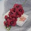 Phalaenopsis artificial retro estilo europeo boda flor de otoño boda paisaje flor decoración del hogar flor de mesa flor falsa