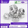 304 aço inoxidável American hex nut screw cap Porca hexadecimal britânica #2#4#6#8#10 Porca padrão americana e britânica