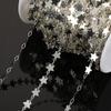 1 m Cadena de Estrellas Cadena para el Cuello Cadena Base Cadena de Cobre Collar Pulsera Joyería DIY Accesorios de Joyería Y46