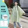Capa tres en uno con toldo para comercio exterior, impermeable tipo poncho para adulto, para senderismo al aire libre, poliéster, poncho multifuncional transfronterizo