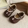 Zapatos de Princesa Cómodos Estilo Francés Mary Janes 2026 Zapatos de Una Sola Pieza Vestido de Actuación para Niña Verano Zapatos de Cuero para Niña