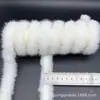 Um grande número de bolsas acolchoadas de algodão com debrum de pele de mink para atacado, acessórios de cabelo DIY, materiais de decoração de Natal, mais bordas de pelo fofo