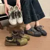 Zapatillas retro de mujer estilo alemán, zapatillas deportivas finas de otoño para mujer, zapatos casuales, calzado para mujer