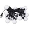 Luz ambiental para exteriores Luz de bola grande Guirnalda de luces LED con luces decorativas para carpa con toldo de camping luces de jardín para camping