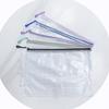 Bolsa de malha com zíper A4 transfronteiriça bolsa para documentos bolsa de matéria armazenamento de classificação transparente para estudantes bolsa de arquivo à prova d'água malha