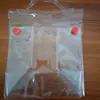 Bolsa de mano de PVC transparente Bolsa de plástico de PVC termosellado Bolsa de manguera para tote Bolsa para empaque de juguetes infantiles Bolsa de regalo