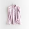 Camisa Top Slimming Solta Sem Passar Importada Fio Toray para Mulheres, Novo Estilo Início de Outono, Camisa Elegante para o Dia a Dia com Gola Polo