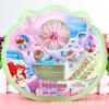 Collar de uñas con diseño de sirena de Sofía para niños, pegatinas para uñas seis en uno, pegatinas de diamantes
