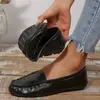 Mocasines de Piel Suave Talla Grande 2026 Nuevos para Mujer Versátiles para el Trabajo Planos Bajos sin Cordones Mujer