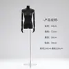 Maniquí de cuerpo plano de estilo coreano y colorido para tiendas de ropa de mujer, maniquí de medio cuerpo para escaparate de tienda de ropa para mujer, soporte de exhibición de cuerpo completo