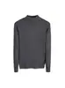 Moda Jacquard Meia-Gola Outono/Inverno 2025 Malha Interna de Lã Tricô Meia-Gola de Manga Longa Camada de Base para Homem